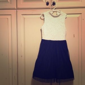 Speechless kids black and white formal dress